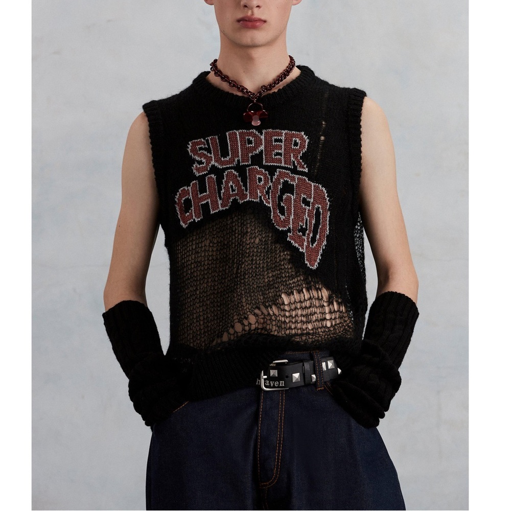 ‘Supercharged’ Knit Vest